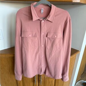 ZYIA Dusty Rose Pacific Crest Button Down Shirt
